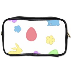 Easter Patches  Toiletries Bags 2-side by Valentinaart