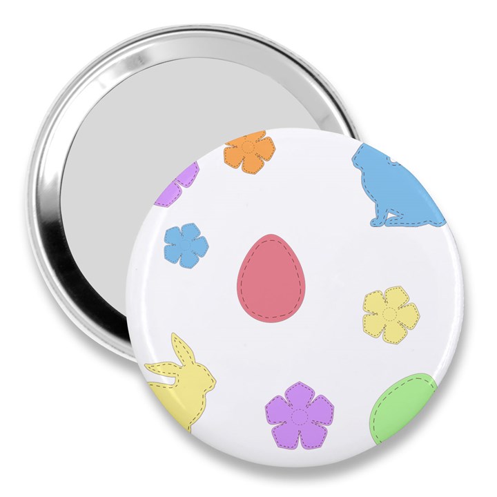 Easter Patches  3  Handbag Mirrors