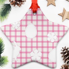 Easter Patches  Ornament (Star)