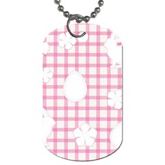 Easter Patches  Dog Tag (One Side)