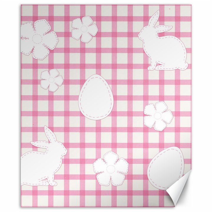 Easter Patches  Canvas 8  x 10 