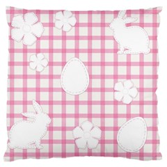 Easter Patches  Large Cushion Case (One Side)