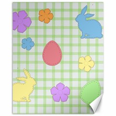 Easter Patches  Canvas 11  X 14   by Valentinaart