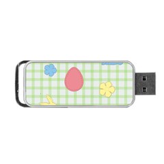 Easter Patches  Portable Usb Flash (one Side) by Valentinaart