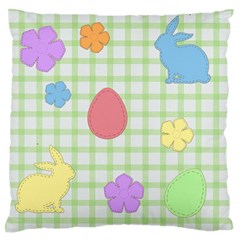 Easter Patches  Standard Flano Cushion Case (two Sides) by Valentinaart