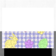 Easter Patches  Rectangular Jigsaw Puzzl by Valentinaart