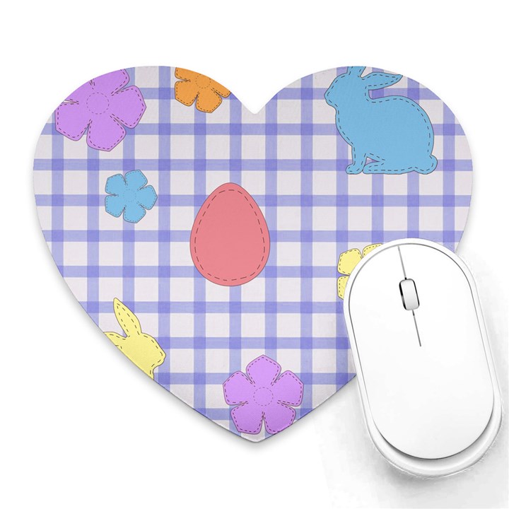 Easter Patches  Heart Mousepads