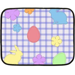 Easter Patches  Fleece Blanket (mini) by Valentinaart