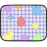 Easter Patches  Double Sided Fleece Blanket (Mini)  35 x27  Blanket Front