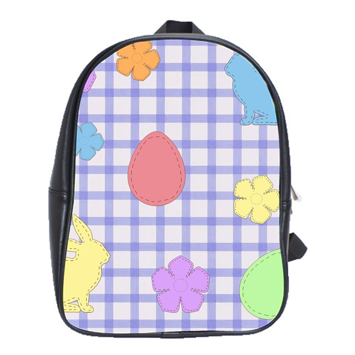 Easter Patches  School Bag (XL)