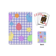 Easter Patches  Playing Cards (mini)  by Valentinaart