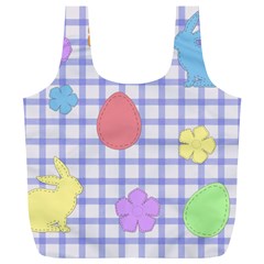 Easter Patches  Full Print Recycle Bags (l)  by Valentinaart