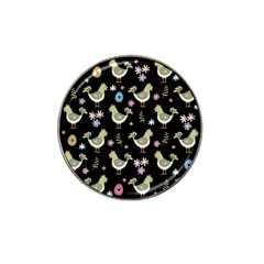 Easter Pattern Hat Clip Ball Marker by Valentinaart