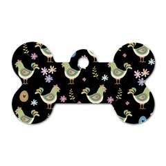 Easter Pattern Dog Tag Bone (one Side) by Valentinaart