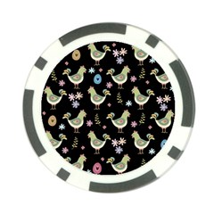 Easter Pattern Poker Chip Card Guard by Valentinaart