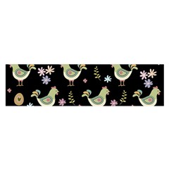 Easter Pattern Satin Scarf (oblong) by Valentinaart