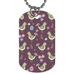 Easter Pattern Dog Tag (Two Sides) Back