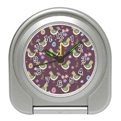 Easter Pattern Travel Alarm Clocks by Valentinaart