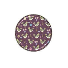 Easter Pattern Hat Clip Ball Marker by Valentinaart