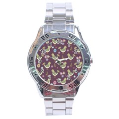 Easter Pattern Stainless Steel Analogue Watch by Valentinaart