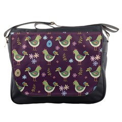 Easter Pattern Messenger Bags by Valentinaart