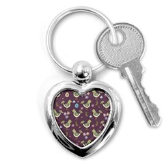 Easter Pattern Key Chains (heart)  by Valentinaart