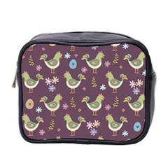 Easter Pattern Mini Toiletries Bag 2-side by Valentinaart