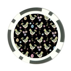 Easter Pattern Poker Chip Card Guard by Valentinaart