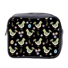 Easter Pattern Mini Toiletries Bag 2-side by Valentinaart