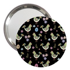 Easter Pattern 3  Handbag Mirrors by Valentinaart