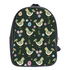 Easter Pattern School Bag (large) by Valentinaart