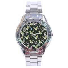 Easter Pattern Stainless Steel Analogue Watch by Valentinaart