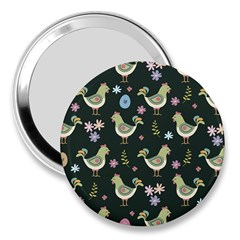 Easter Pattern 3  Handbag Mirrors by Valentinaart