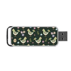 Easter Pattern Portable Usb Flash (two Sides) by Valentinaart