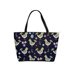 Easter Pattern Shoulder Handbags by Valentinaart