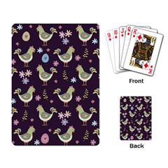 Easter Pattern Playing Card by Valentinaart