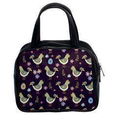 Easter Pattern Classic Handbags (2 Sides) by Valentinaart