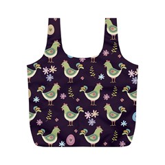 Easter Pattern Full Print Recycle Bags (m)  by Valentinaart