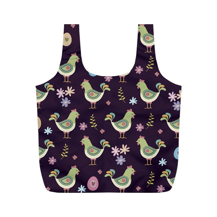 Easter Pattern Full Print Recycle Bags (M) 