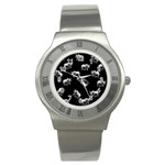 Rhino pattern Stainless Steel Watch Front