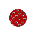 Rhino pattern Golf Ball Marker (4 pack) Front