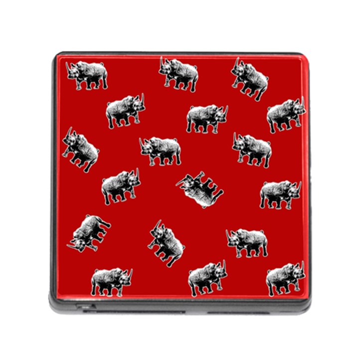 Rhino pattern Memory Card Reader (Square)