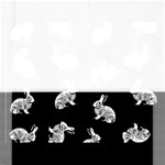 Rabbit pattern Rectangular Jigsaw Puzzl Front