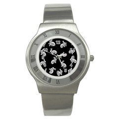 Rabbit pattern Stainless Steel Watch