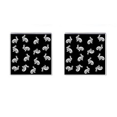 Rabbit pattern Cufflinks (Square)