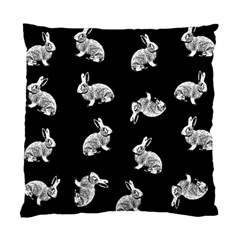 Rabbit Pattern Standard Cushion Case (two Sides) by Valentinaart