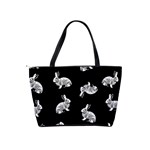 Rabbit pattern Shoulder Handbags Back