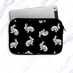 Rabbit Pattern Apple Ipad Mini Zipper Cases by Valentinaart