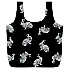 Rabbit pattern Full Print Recycle Bags (L) 