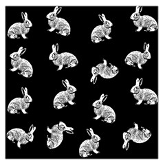 Rabbit pattern Large Satin Scarf (Square)